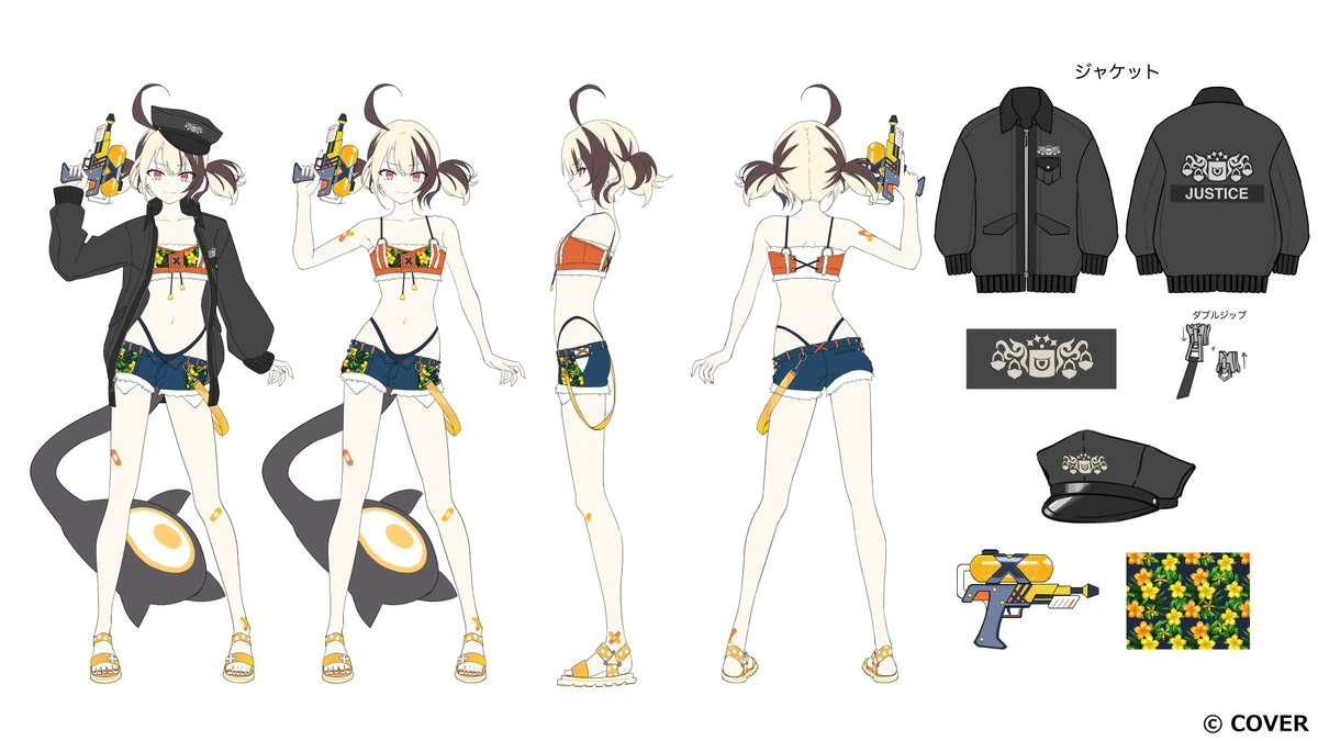 holonatsu Paradise Costume Reference Sheet