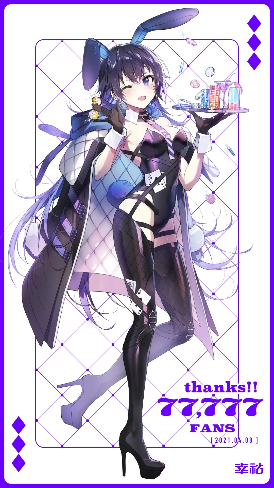 77,777 Subscribers Illustration by wata