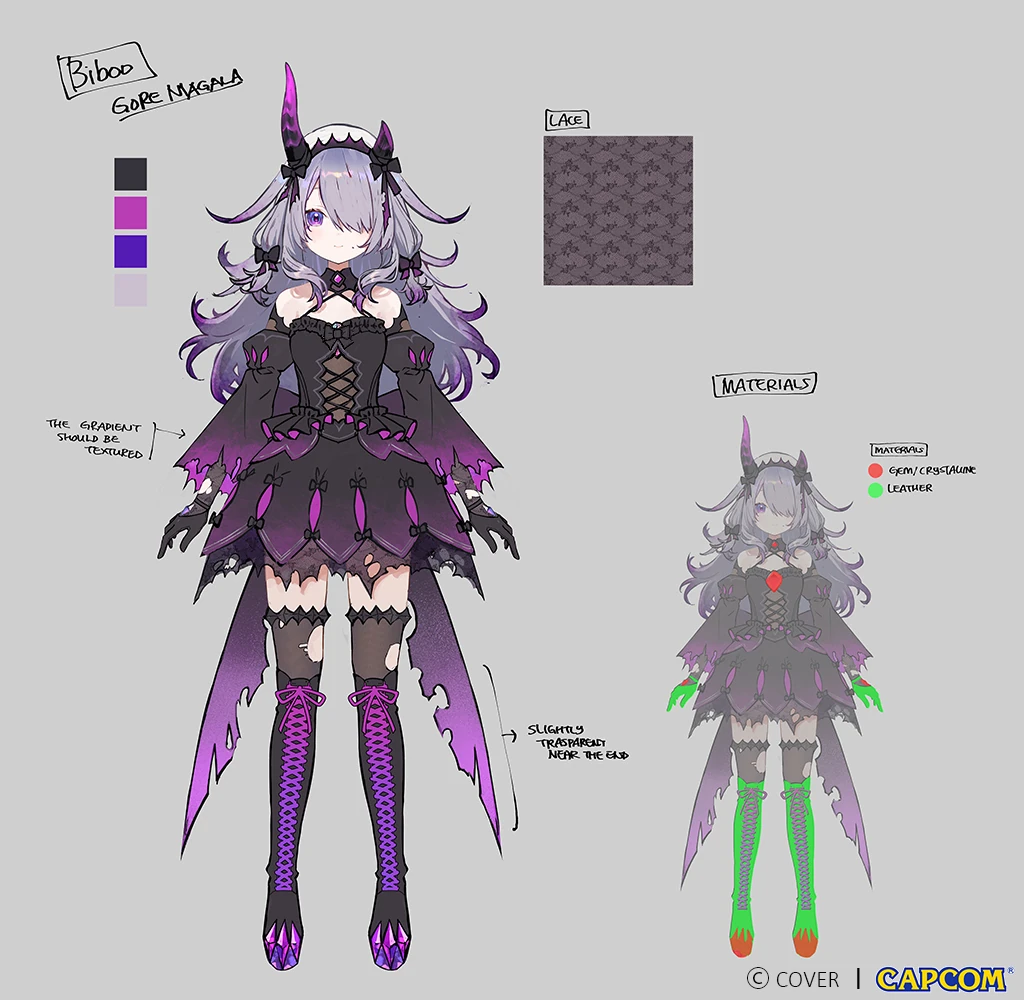 Costume Design<br>by Ninomae Ina'nis