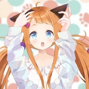 equipping cat ears