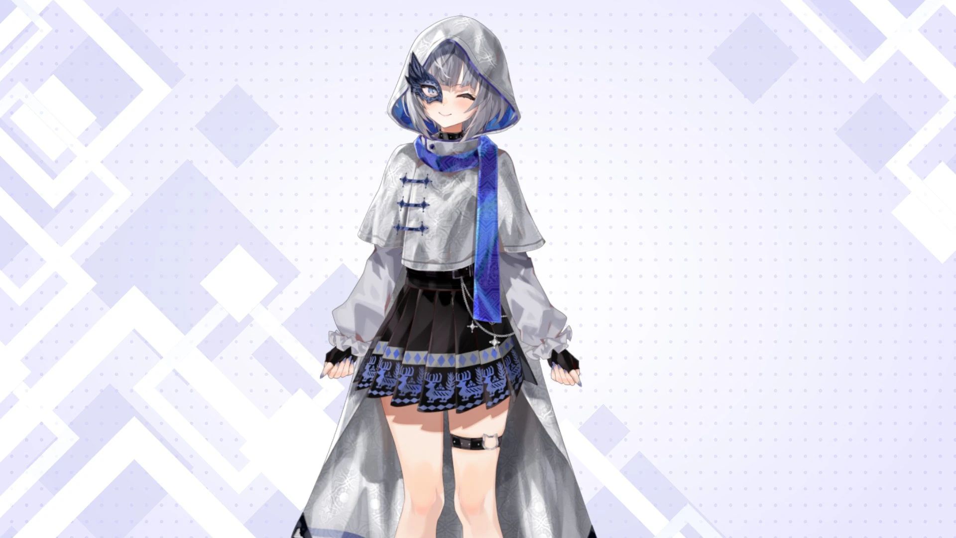 Second Anniversary Masquerade Mask and Cape