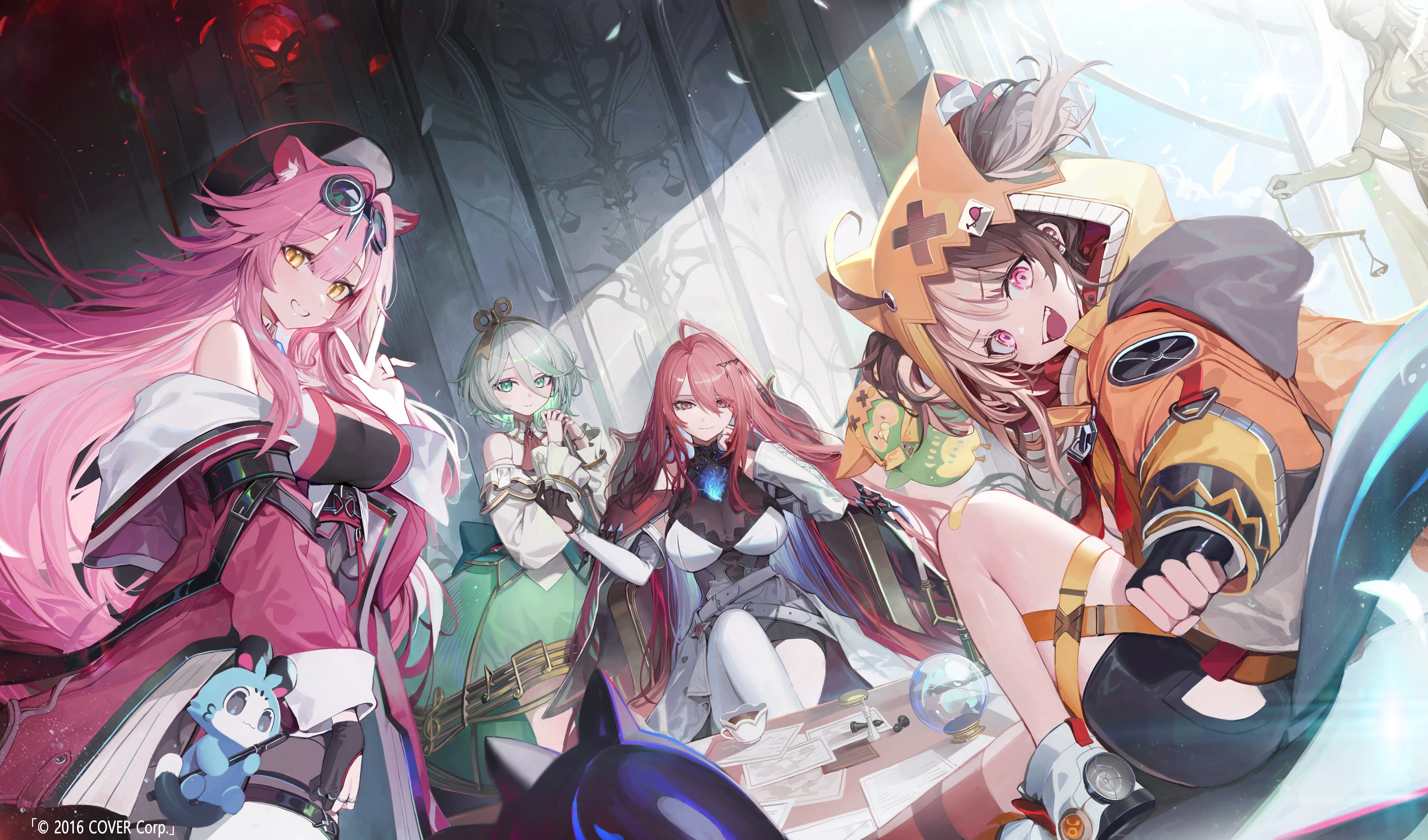 hololive English -Justice- Debut Illustration by chyan