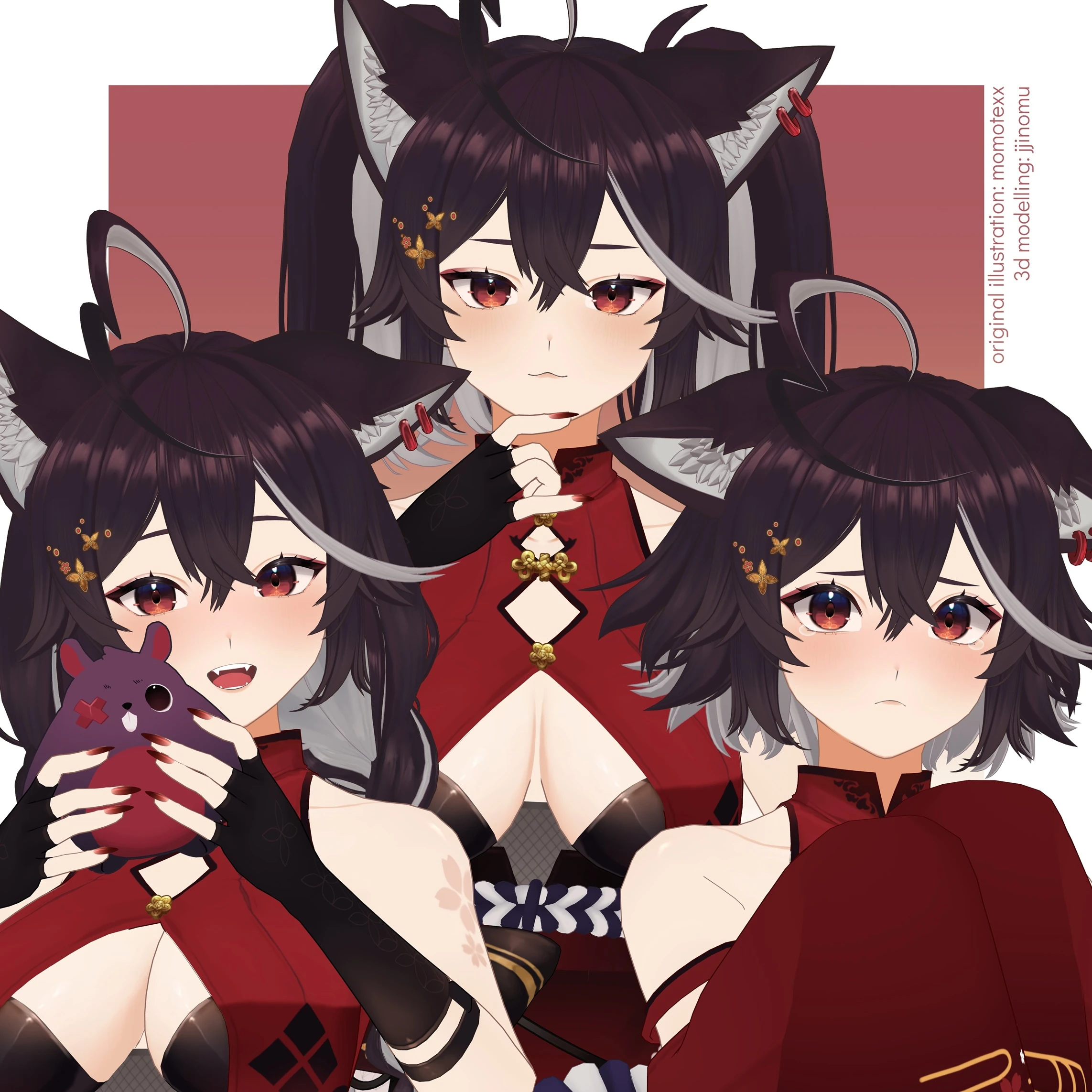 3.0 3D Model facial expressions by jjinomu