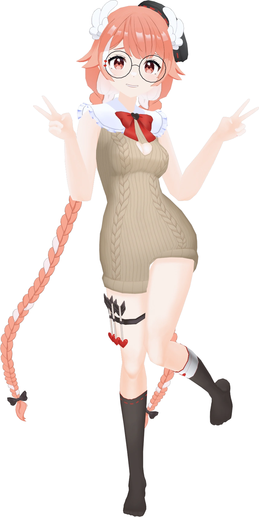 Casual Low Poly 3D Model<br>(modelled by Alice Re)