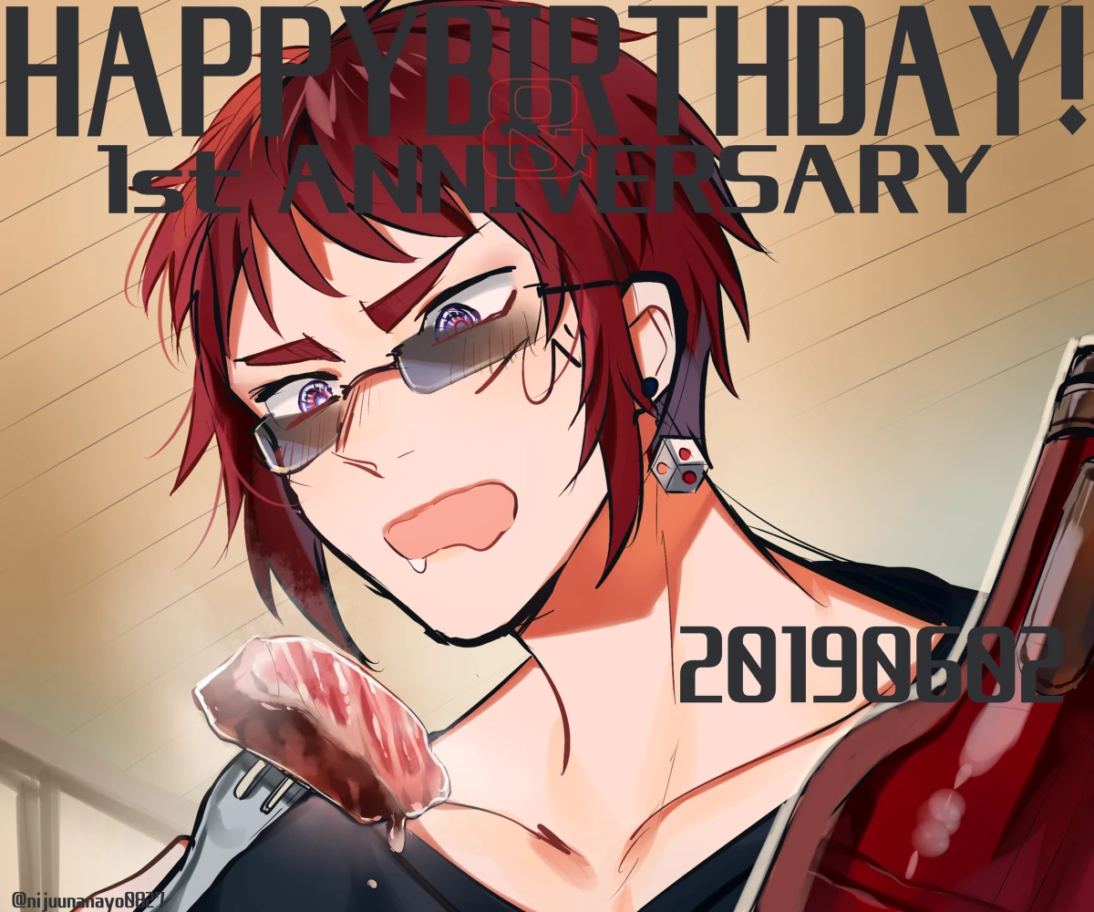 2019 Birthday and 1st Anniversary Illustration<br>by [https://twitter.com/nijuunanayo0827/status/1135176409175928833 Ninahachi]
