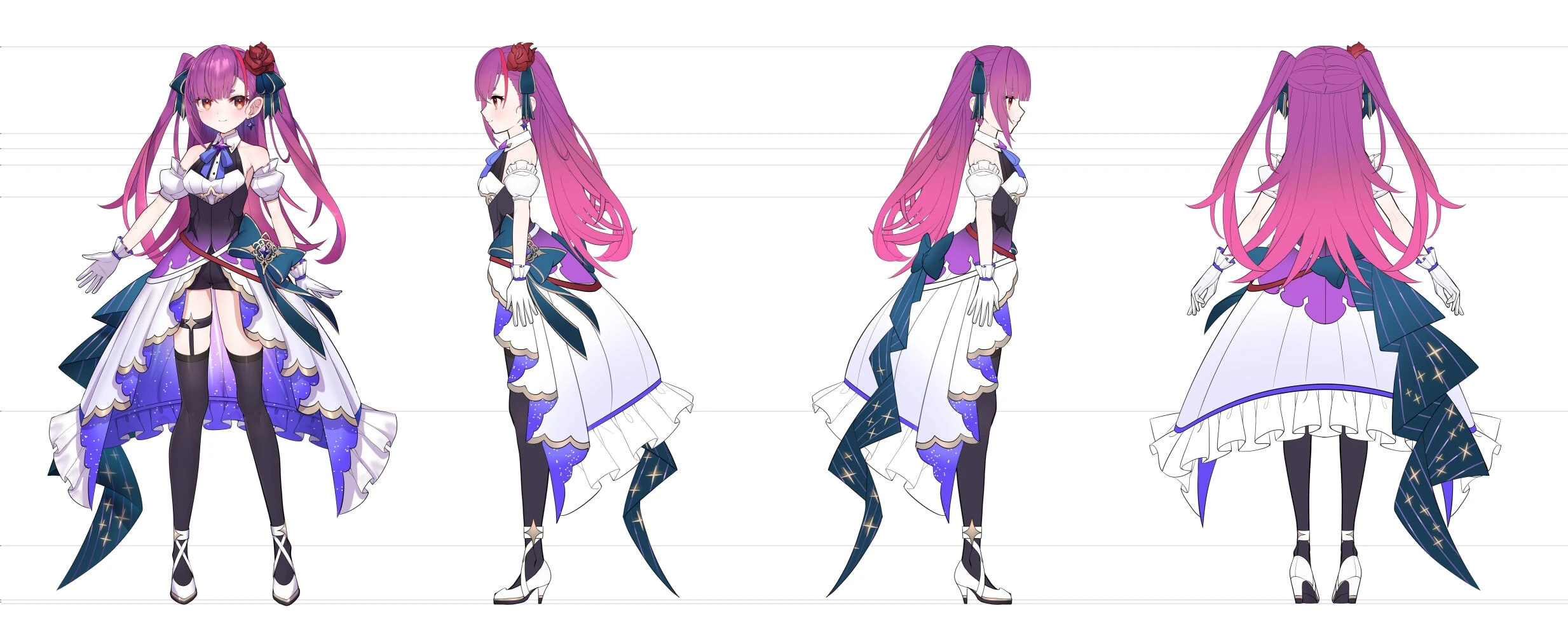 3D Model Reference Sheet by KT
