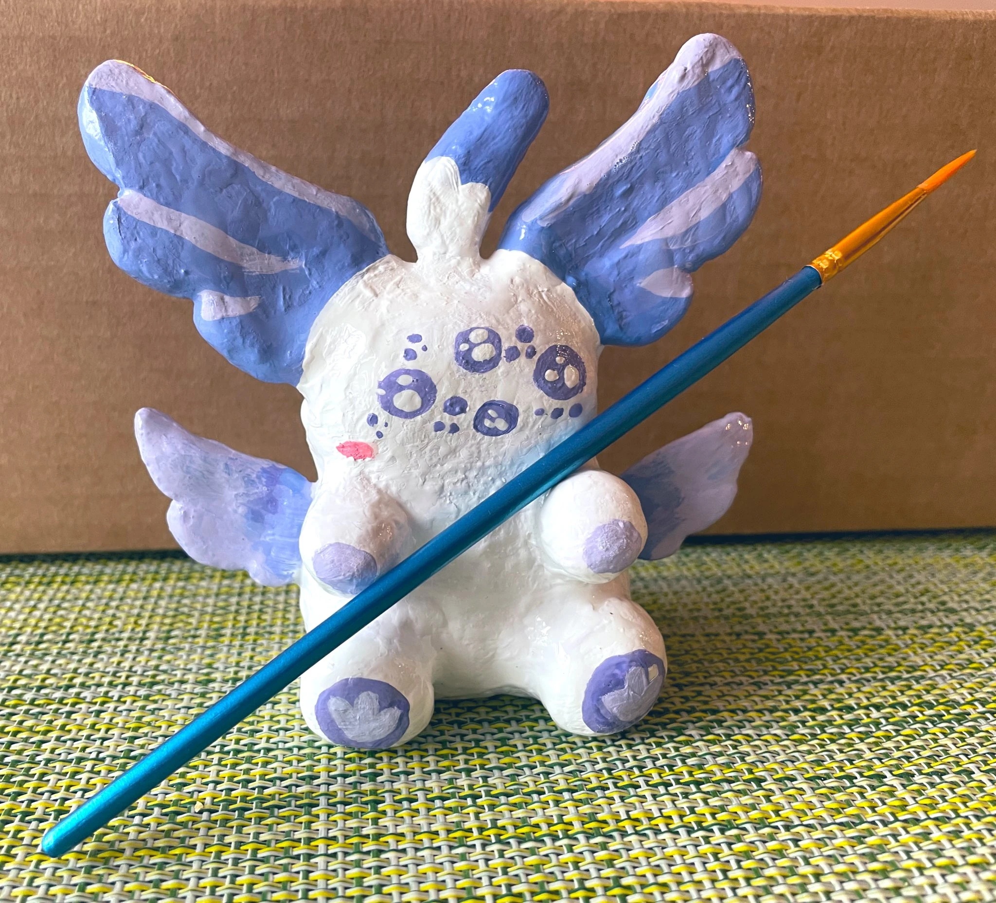 Aloupeep clay sculpture (front)