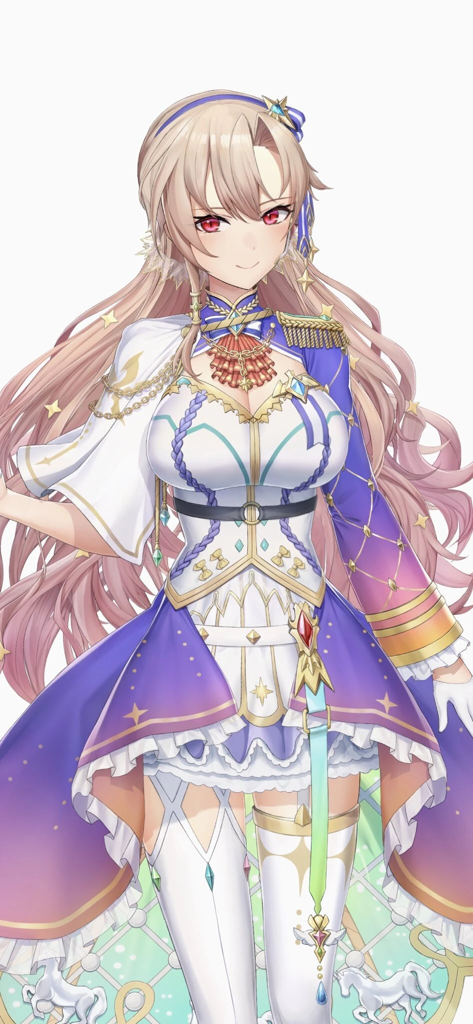 Idol Prince Outfit With Long Hairstyle