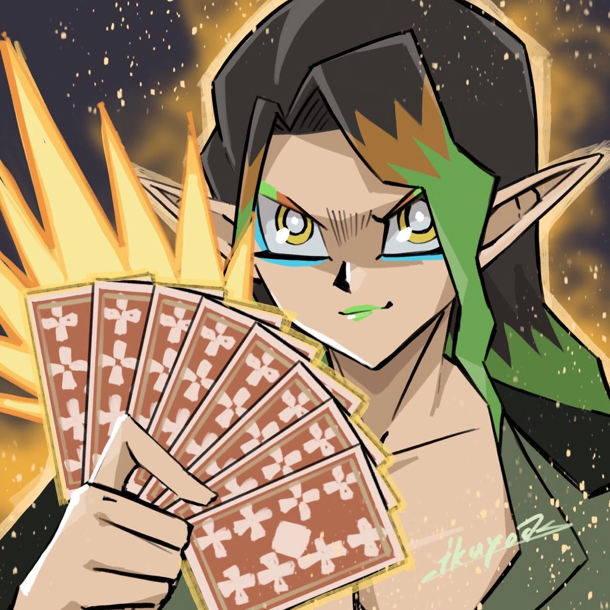 Yu-Gi-Oh! Illustration by ikuyoan