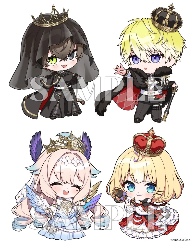 NIJISANJI EN x IPSTAR Collaboration Chibis<br>by Yamabukiiro