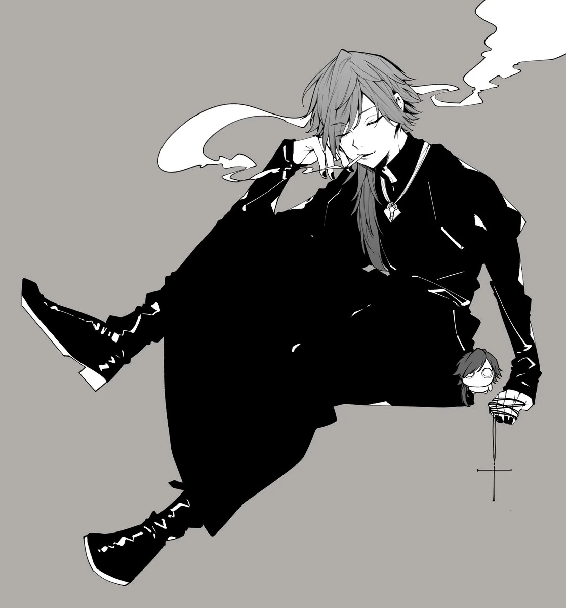 God-ish Illustration by Yonoichi