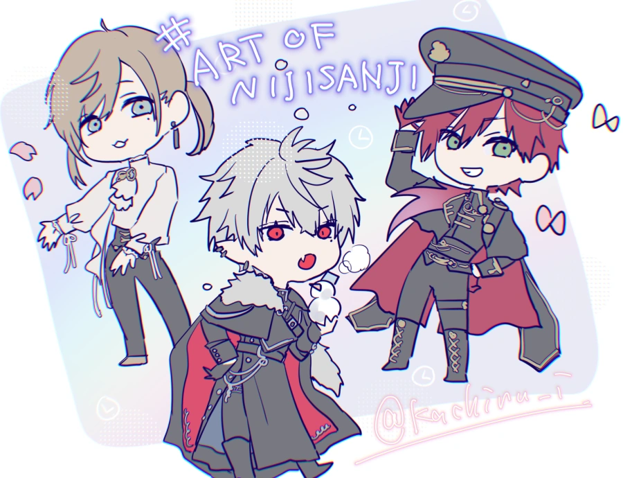 ART OF NIJISANJI Illustration<br>by Ishizue Kachiru