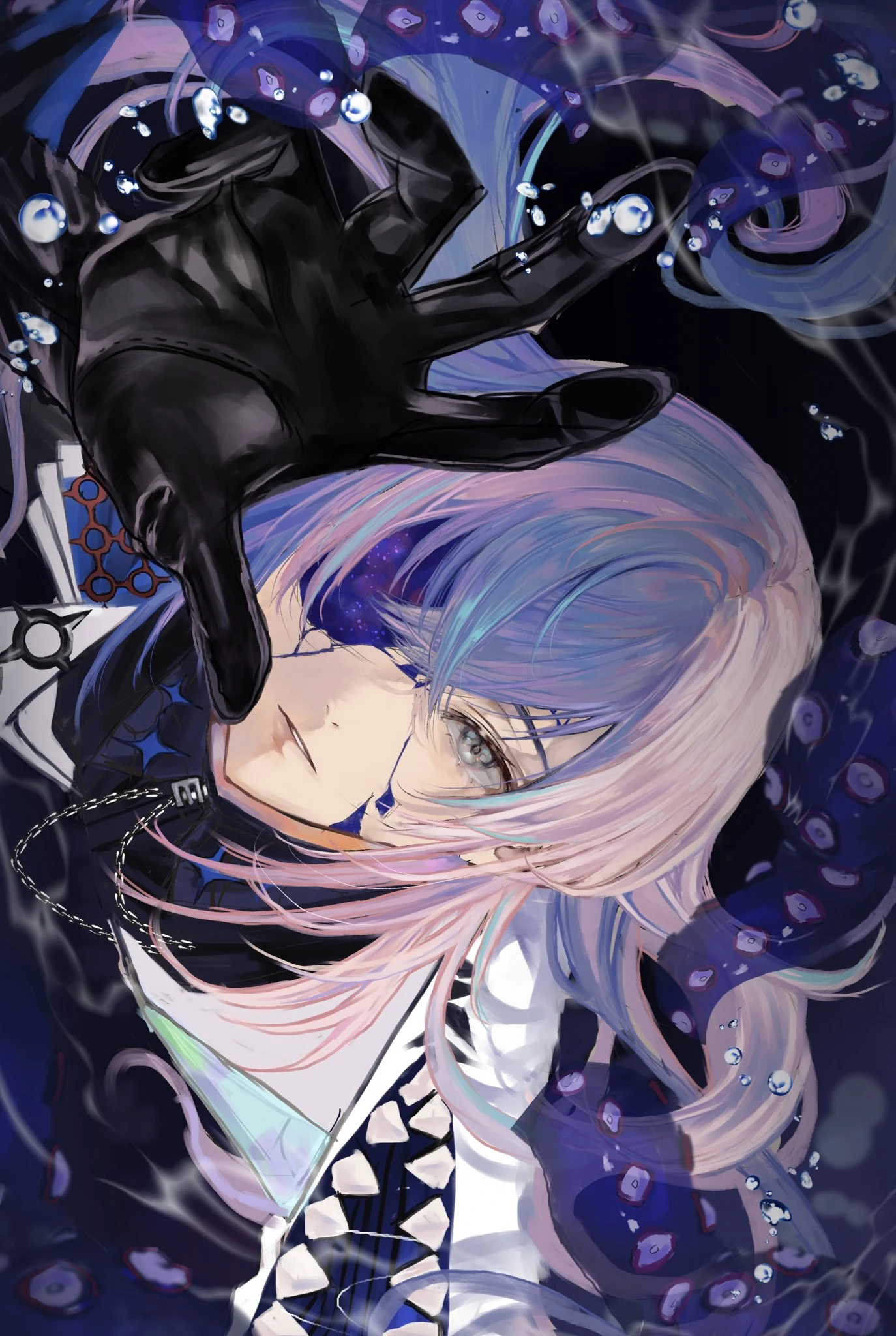 Boy and Girl Chameleon Symptom Cover Illustration by haru