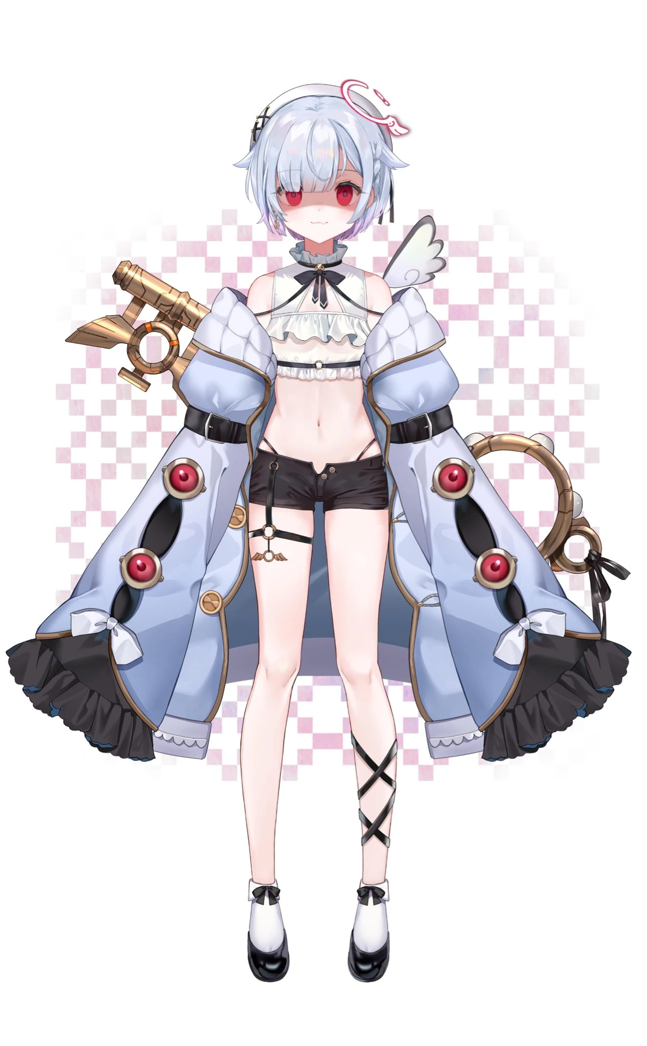 Amemiya Nazuna Full Body (red eyes ver.)