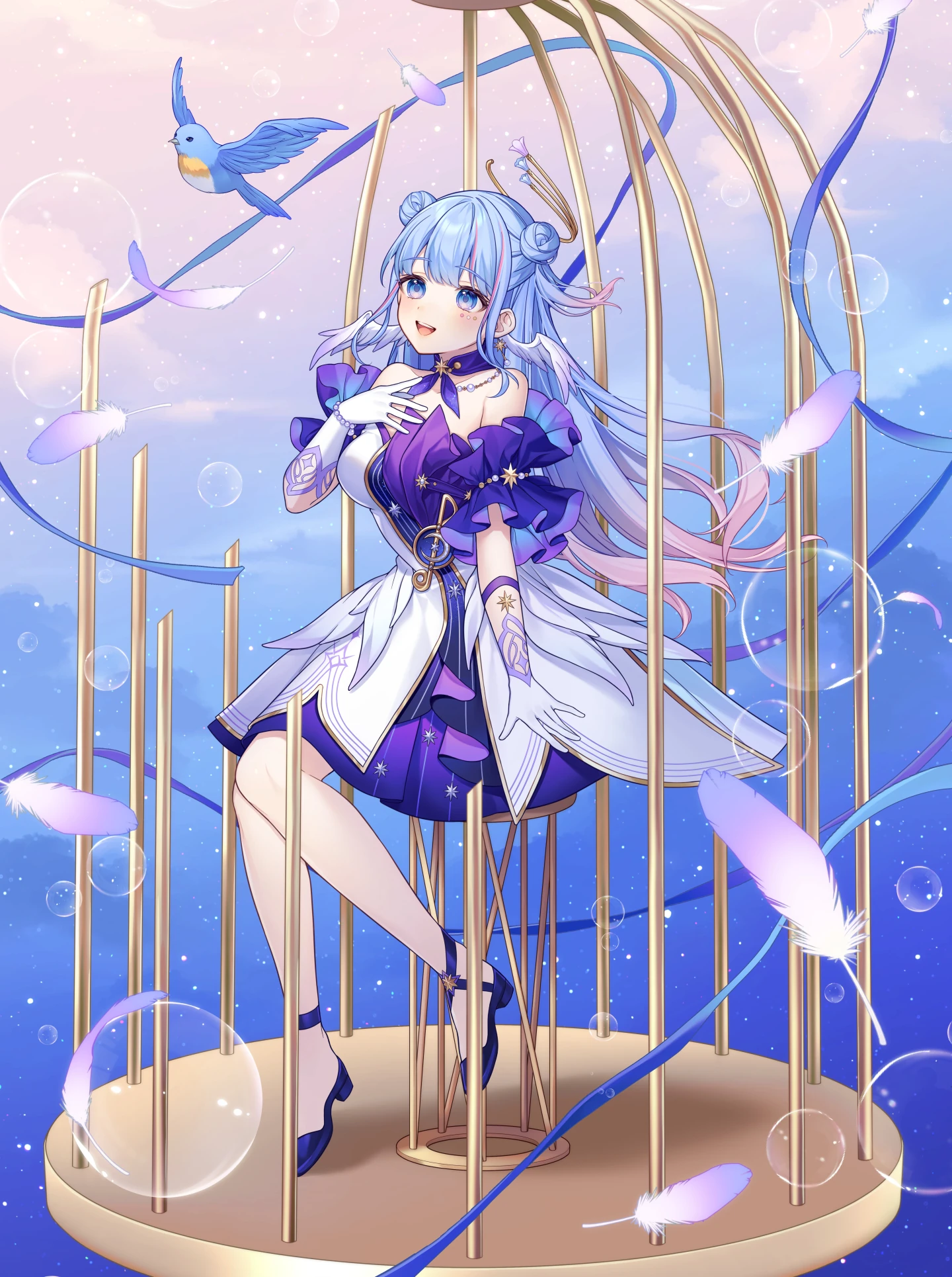 Sway to My Beat in Cosmos Illustration<br>by Karokuchitose