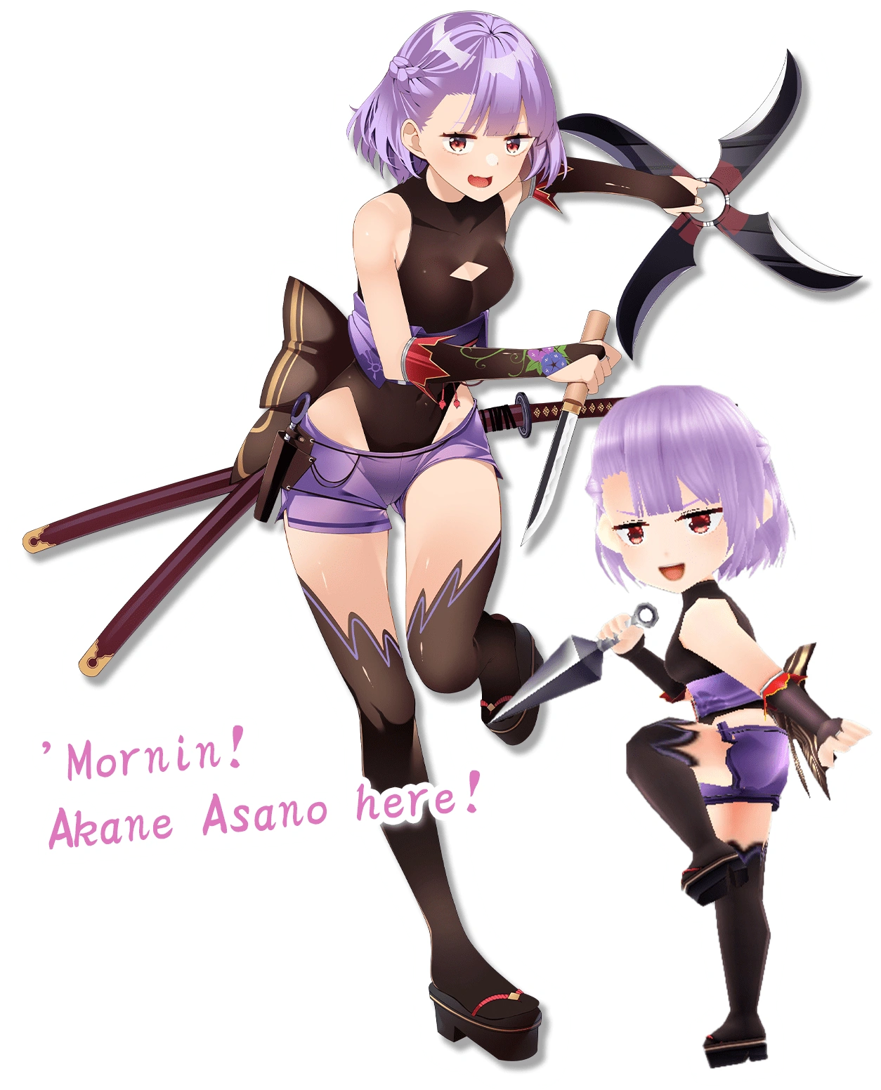 Akane from Dawn of the Breakers Collab