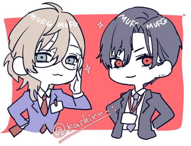 ChroNoiR x Mitsubishi UFJ Bank Illustration<br>by Ishizue Kachiru