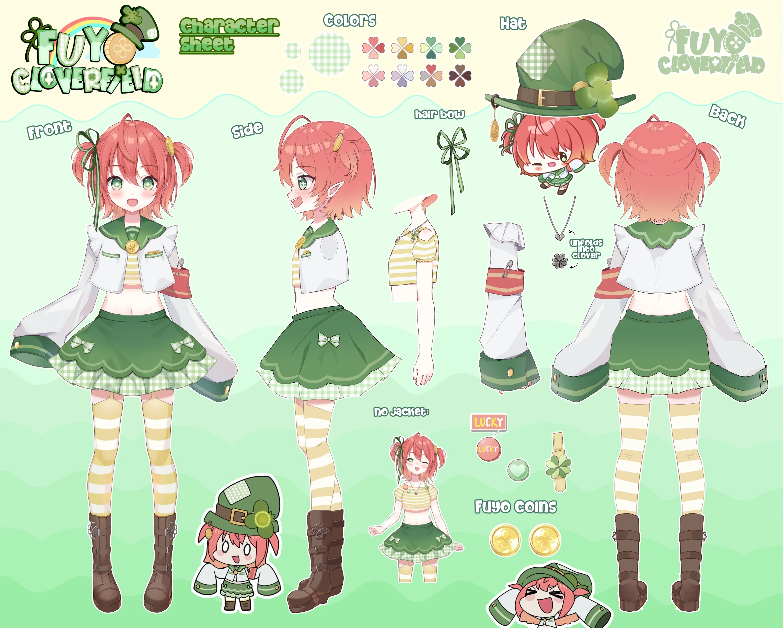 Reference sheet made by Fuyo herself