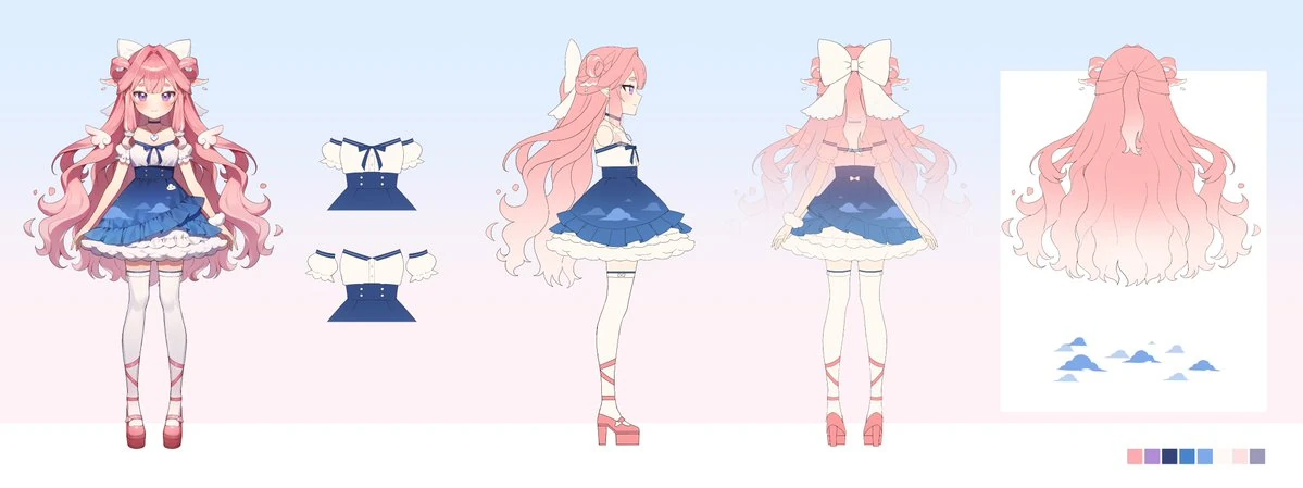 Default outfit Reference sheet