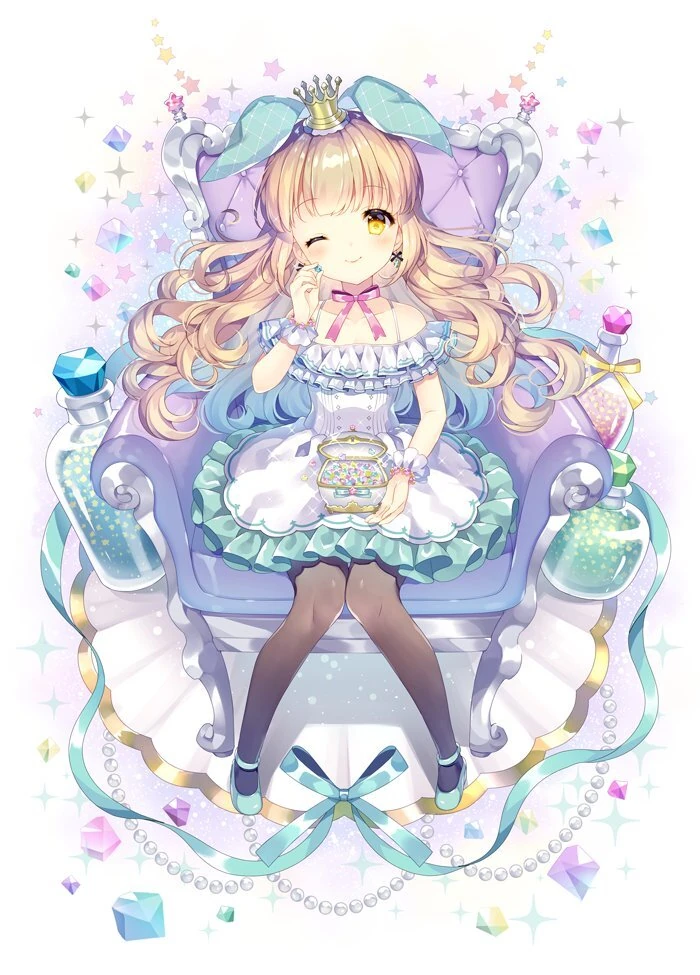 Confetti-Box Jacket Illustration<br>by Wasabi