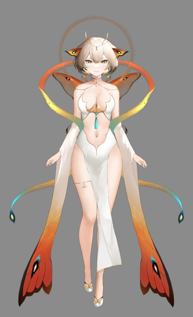 Sun Goddess Model Full Body by Haori_Crescendo