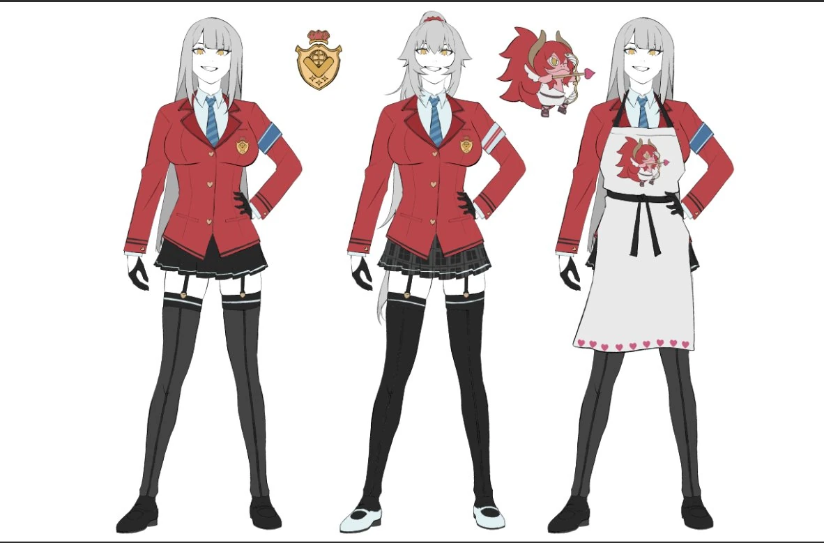 Zentreya Valentines Day Outfit 2024 Scraps (1) by KuroiEnpitsu