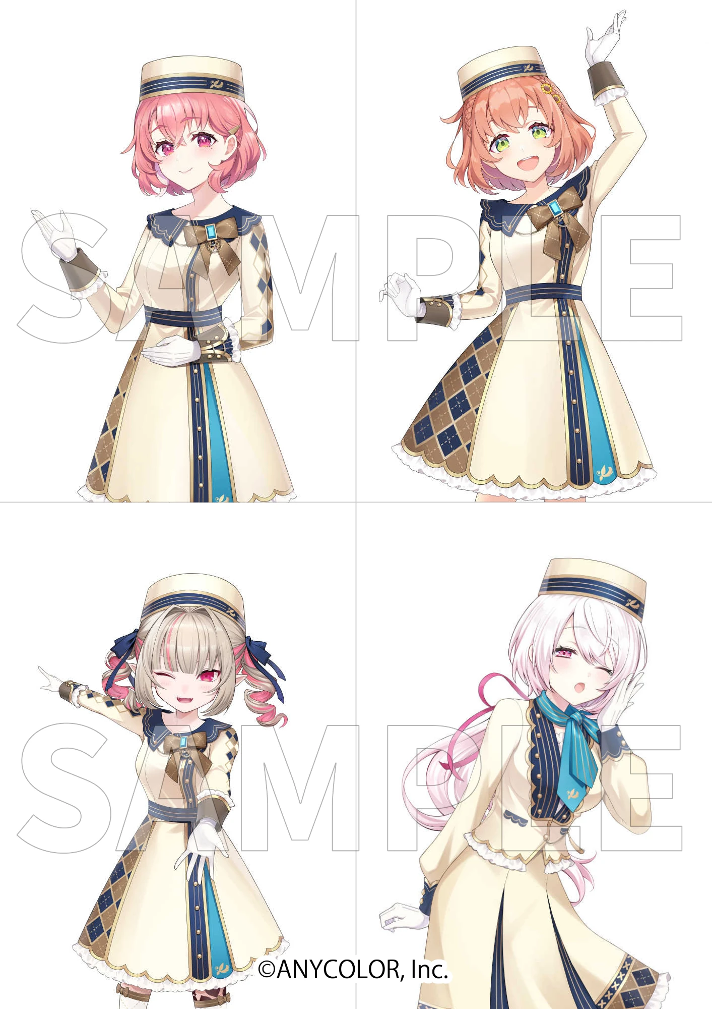 NIJISANJI x Bandai Wafers Card Illustration by Momotaro