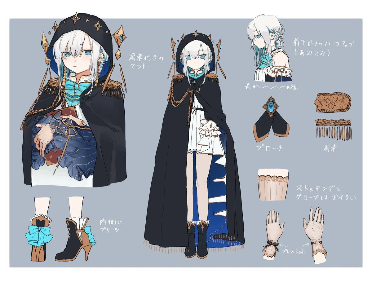 Adult Model Reference Sheet