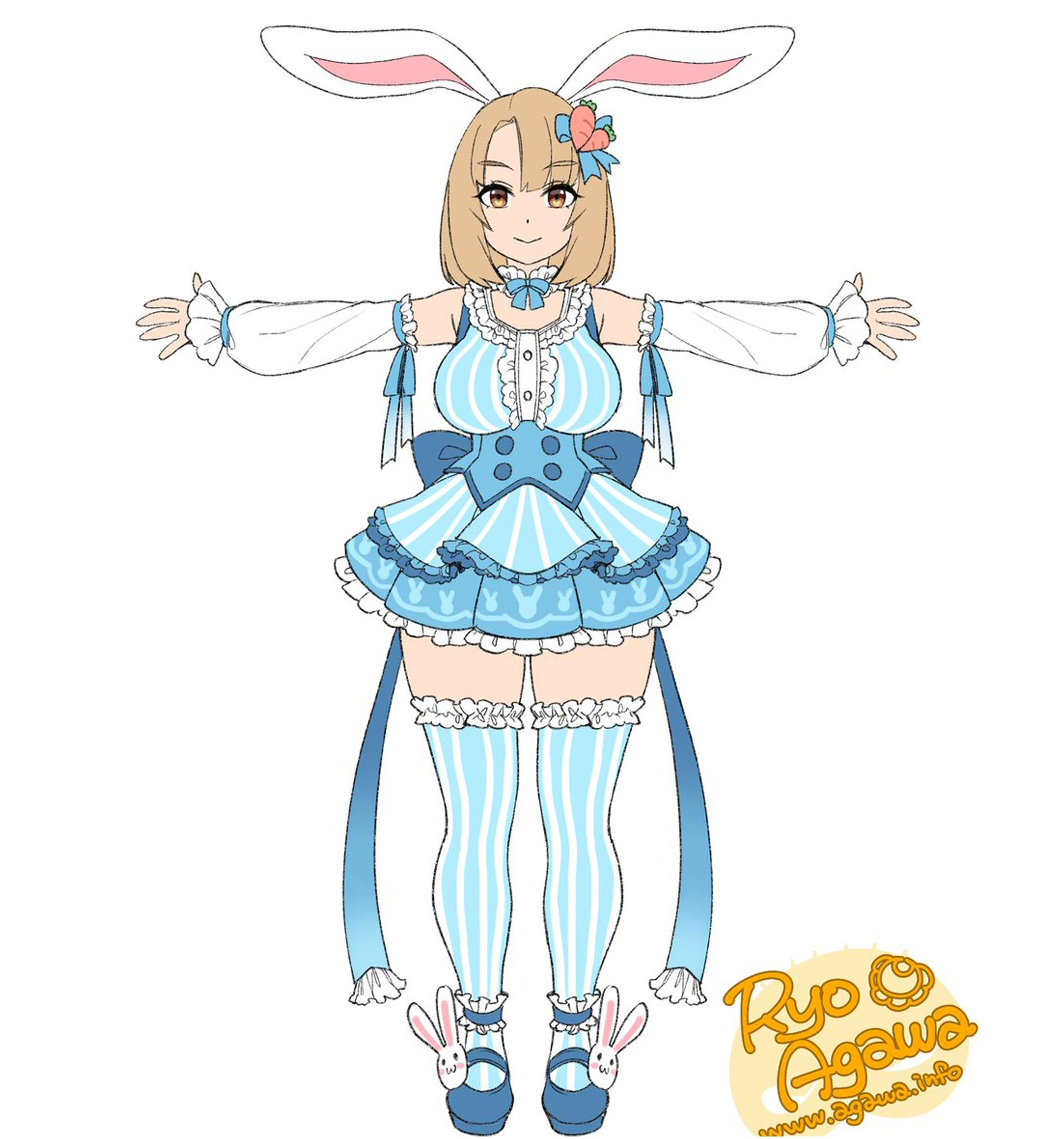 Bunny Gif's concept art by Wrinkle