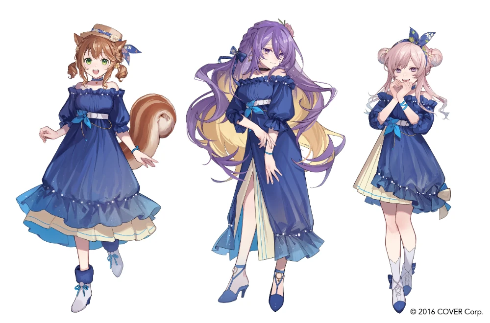 hololive ID Third Anniversary Key Visual by Hkina7