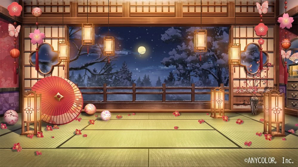 Japanese-Style Room Background Without Des