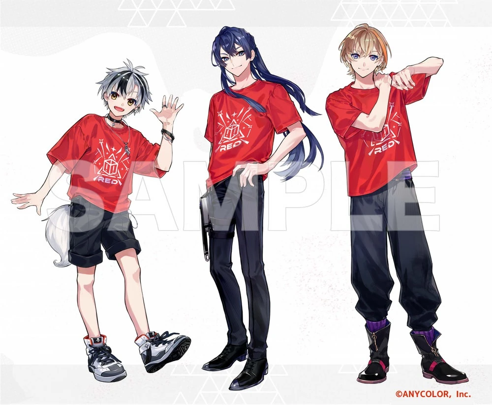 NijiFes 2023 Red Class Illustration by Tam
