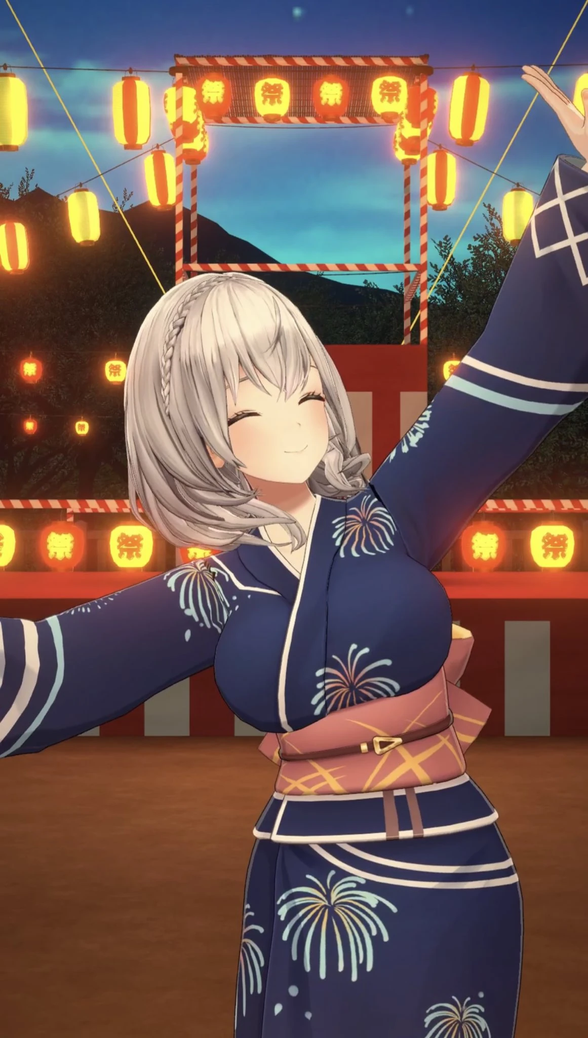 hololive Summer 2022 3D Yukata<br>Fireworks Pattern
