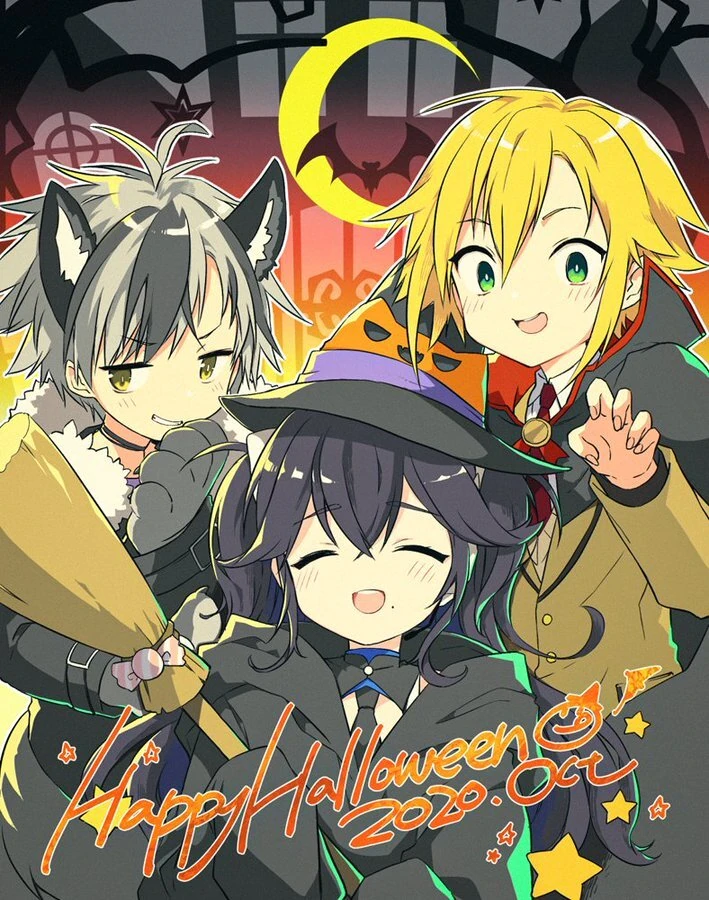 Onaedoshi Gumi Halloween 2020 Illustration<br>by Kamiyoshi Rika