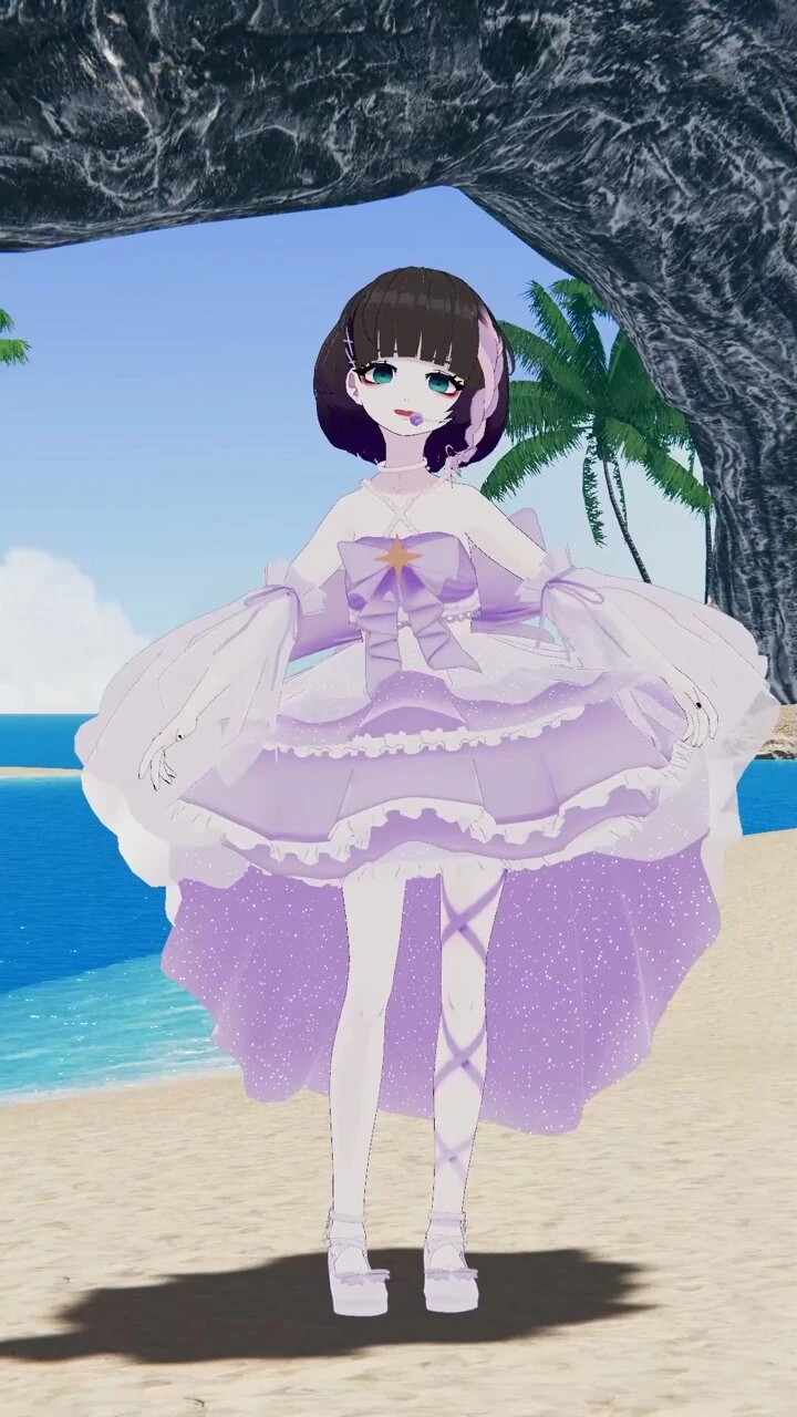 3D Idol Costume at the Beach