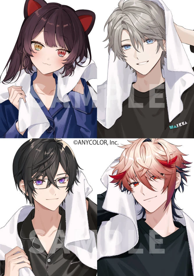 NIJISANJI x Bandai "Tsummaru" Goods Illustration by ISUMI
