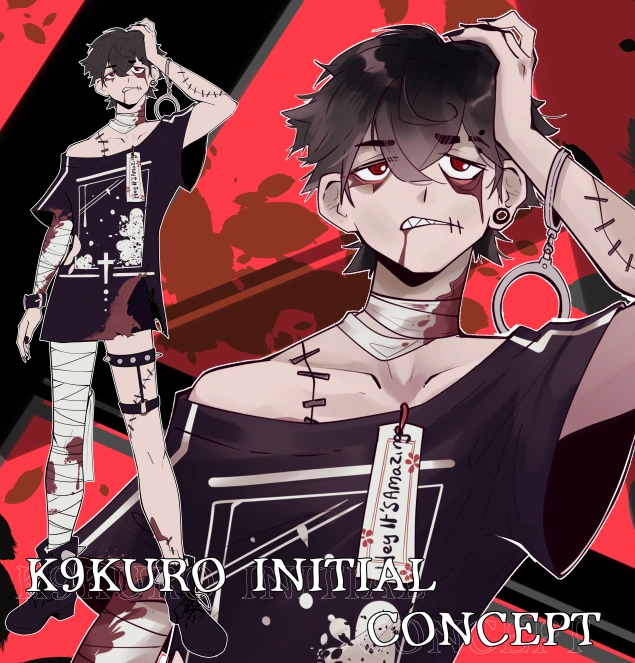 K9Kuro Initial Concept Art by SAFFWON