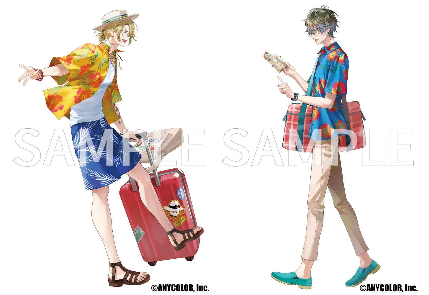Luxiem Spring Break Illustration by Komichi Sako