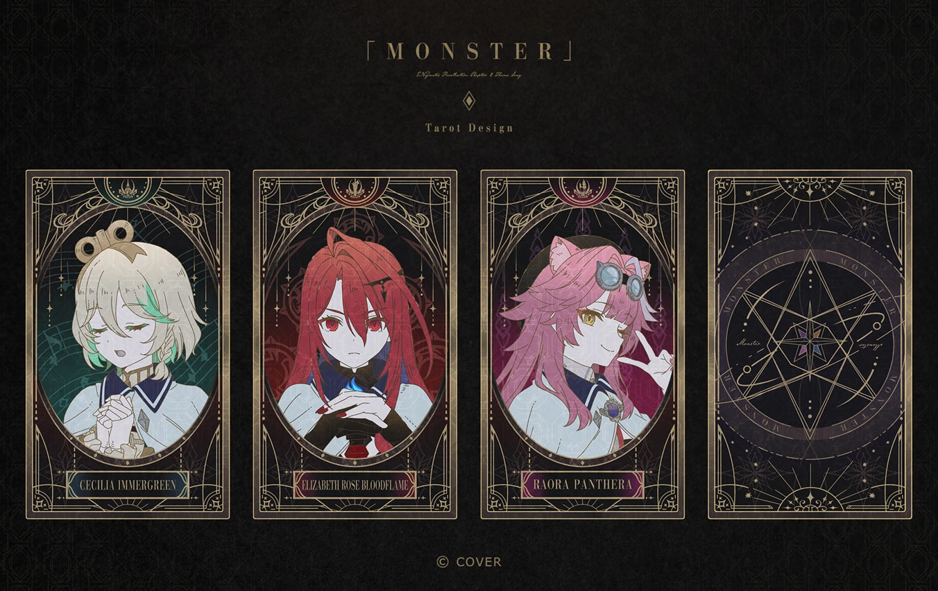 MONSTER Tarot Card Designs by mokoppe
