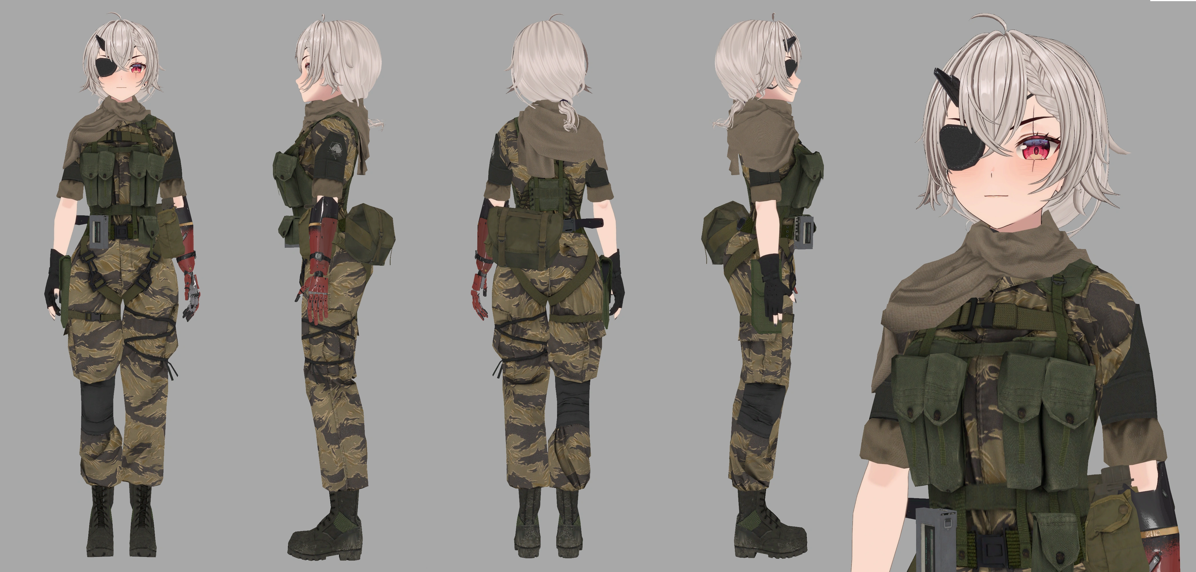 Saruei's Phantom Pain Outfit
