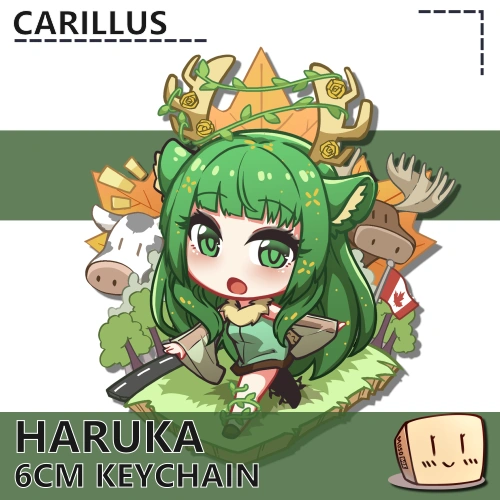 Haruka Virtual Valuable Keychain by Carillus
