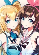 Kizuna Ai and Mirai Akari 1 by Ninahachi.jpg (179 KB) Kizuna Ai and Mirai Akari by Ninahachi