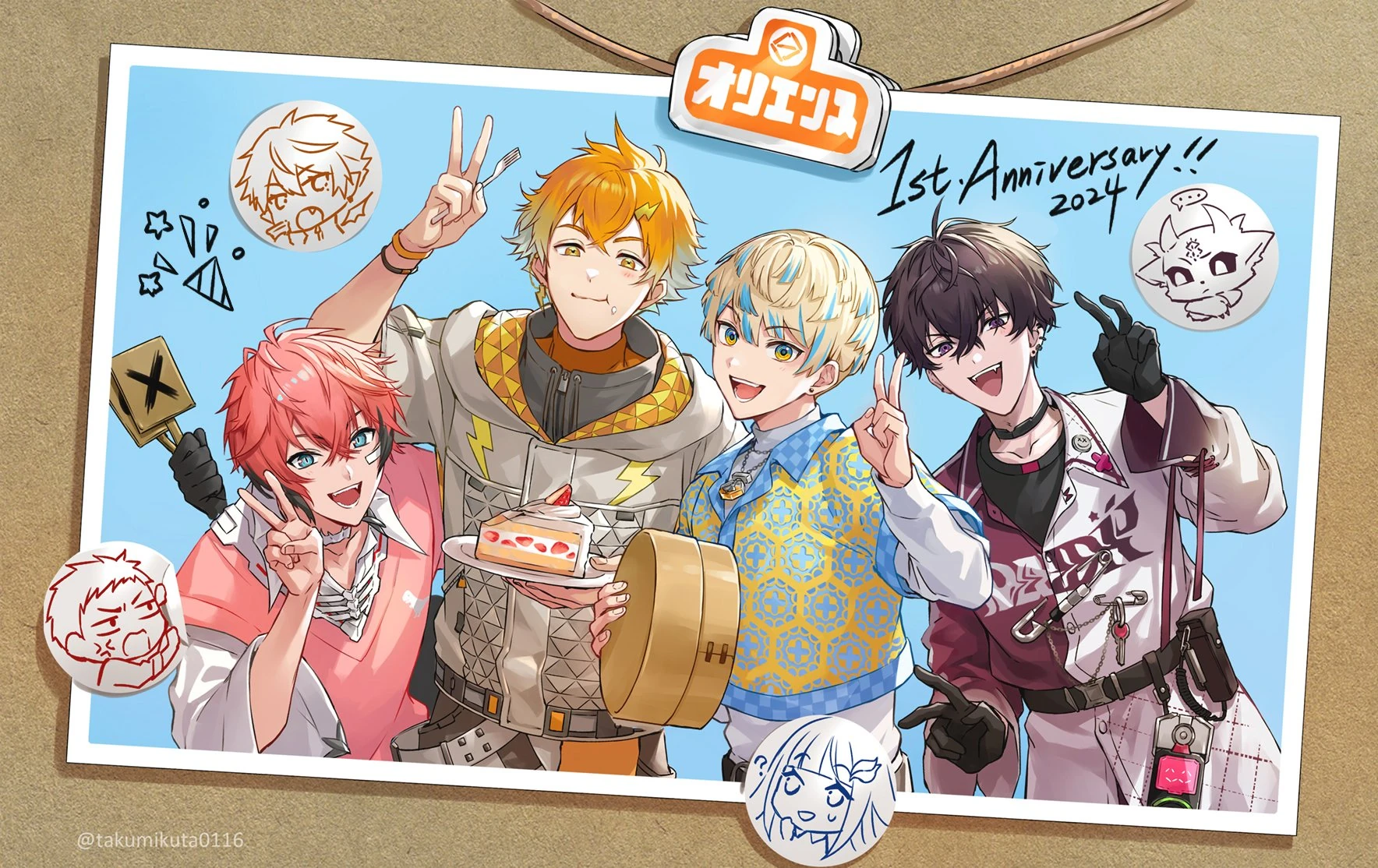 Oriens 1st Anniversary Illustration<br>by TAKUMI
