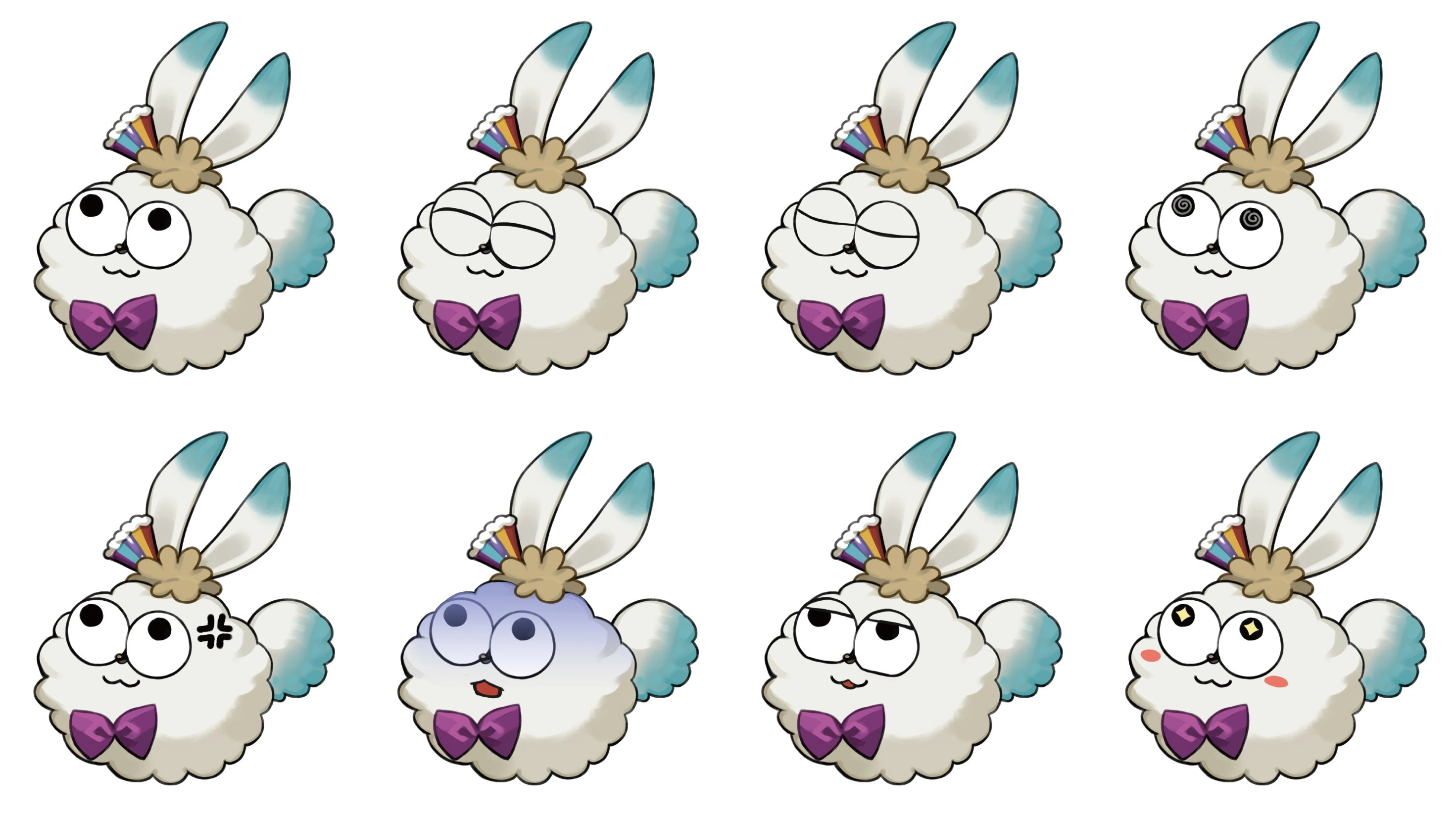 Facial expressions of Papi