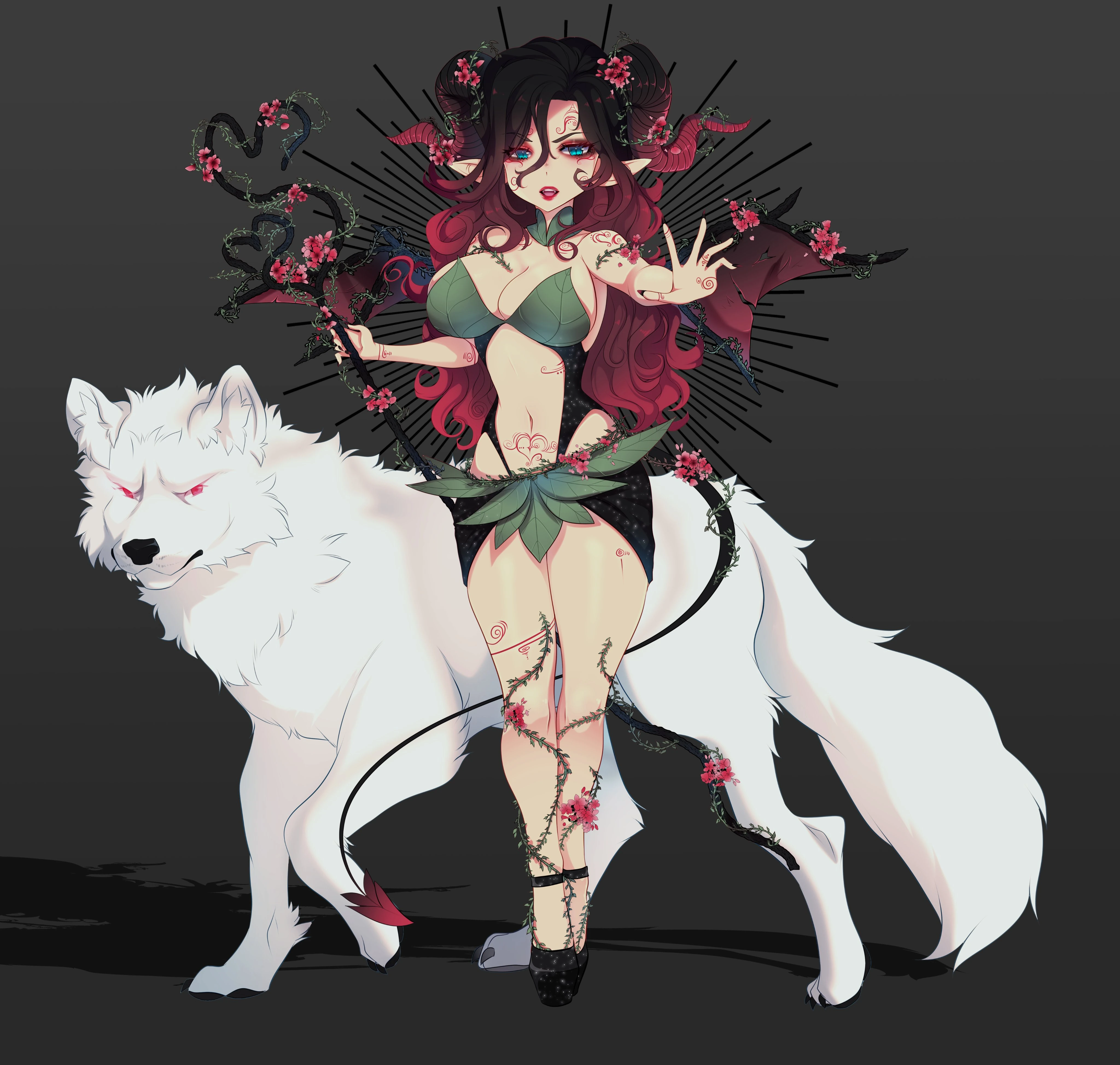 Revlis and Daiyo silvervales DnD characters