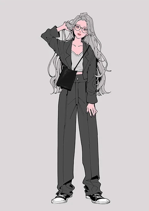 UN-DIMENSION Vol.1, Mini Shoulder Bag (black) Illustration by NAKAKI PANTZ