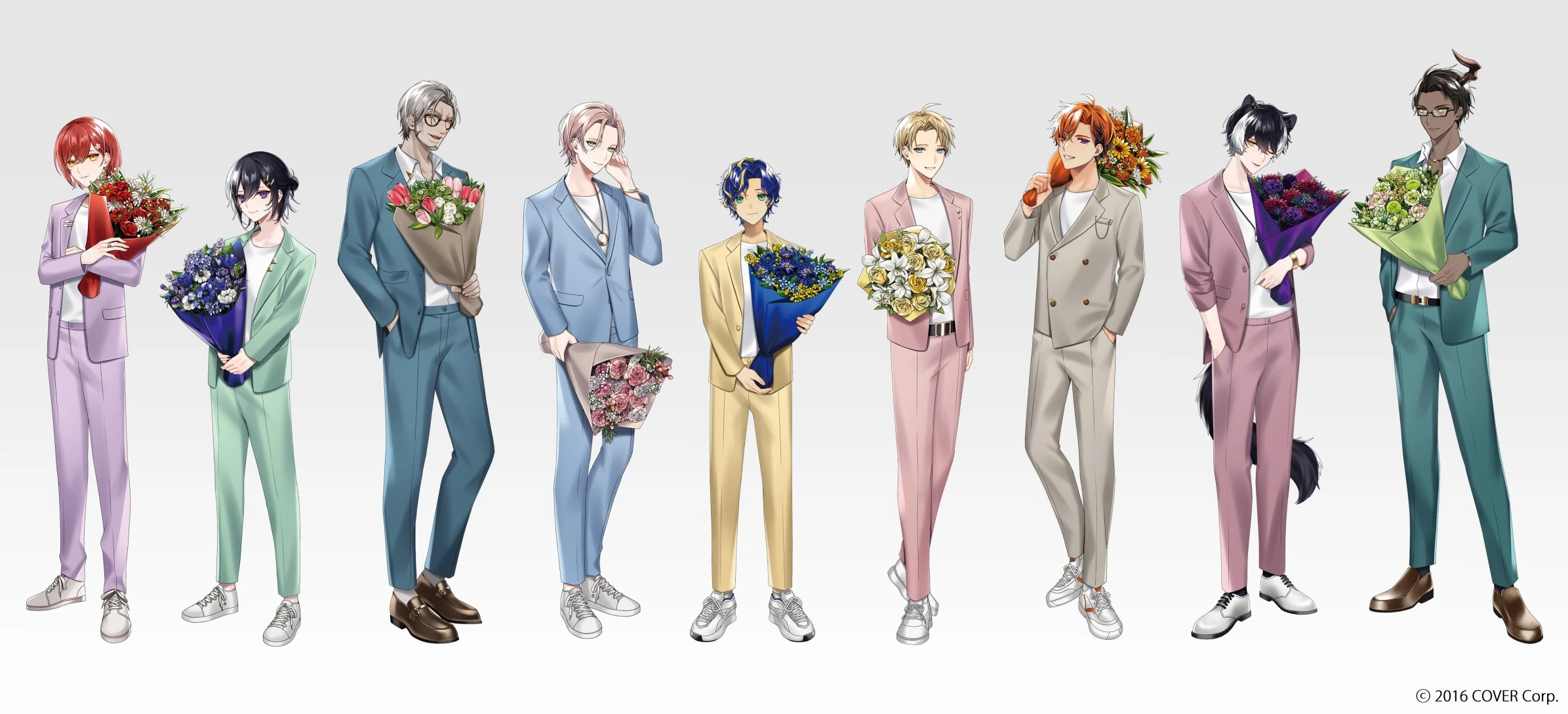 HOLOSTARS White Day 2022 Illustration<br>by Umenoshii