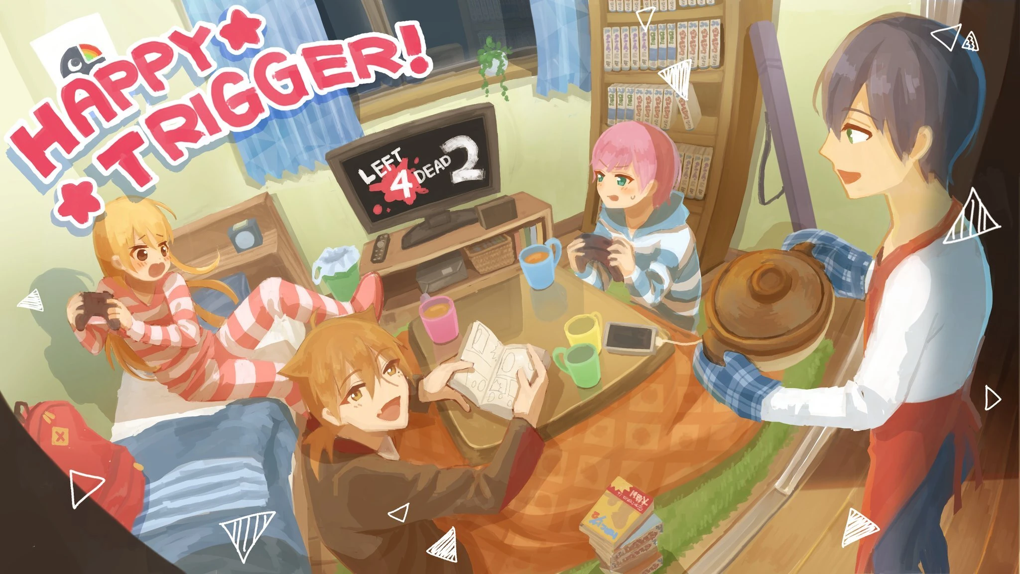 Happy Trigger Left 4 Dead 2 Illustration<br>by Yamanawosuke