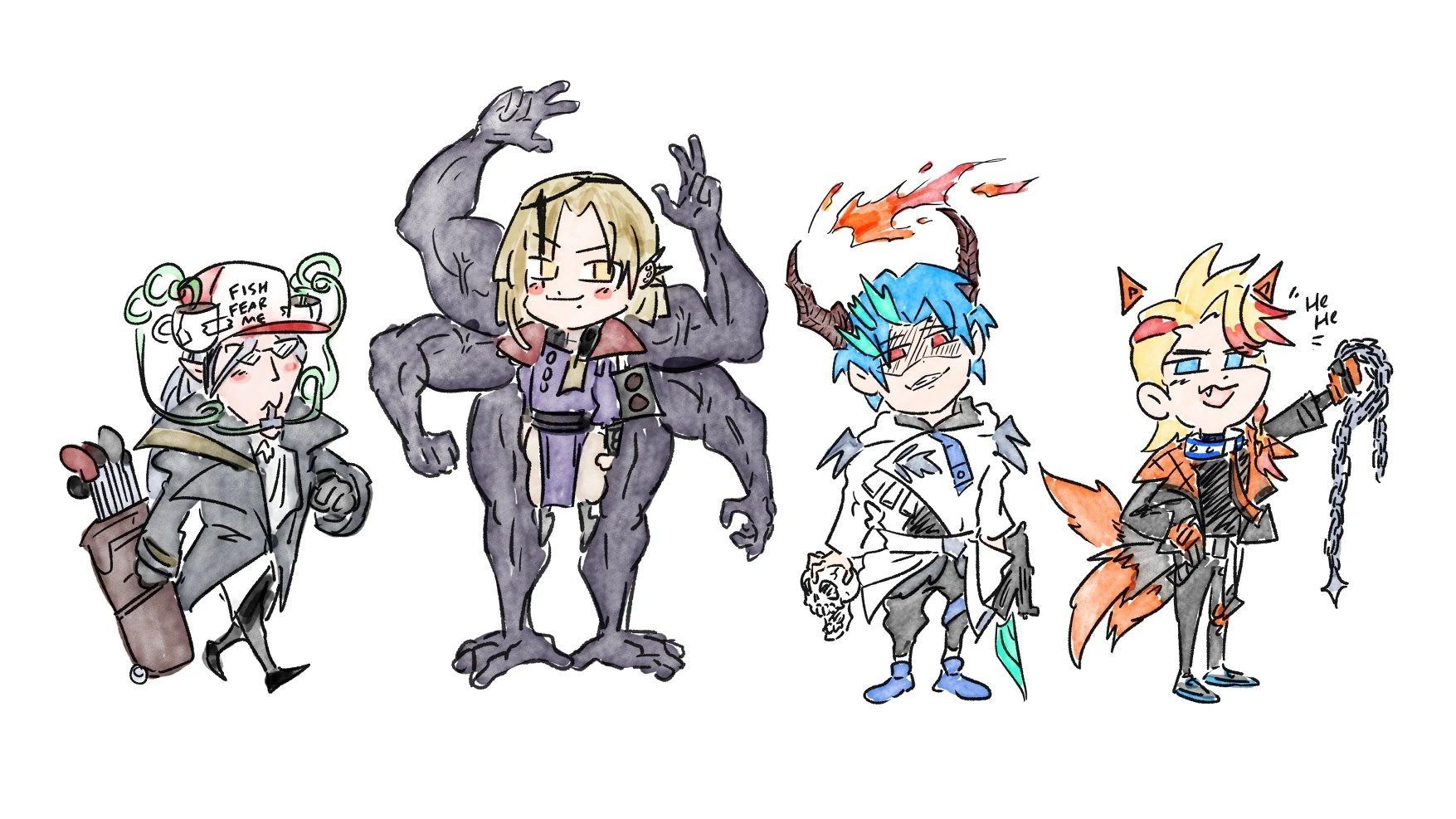 TEMPUS as monsters<br>by Magni Dezmond