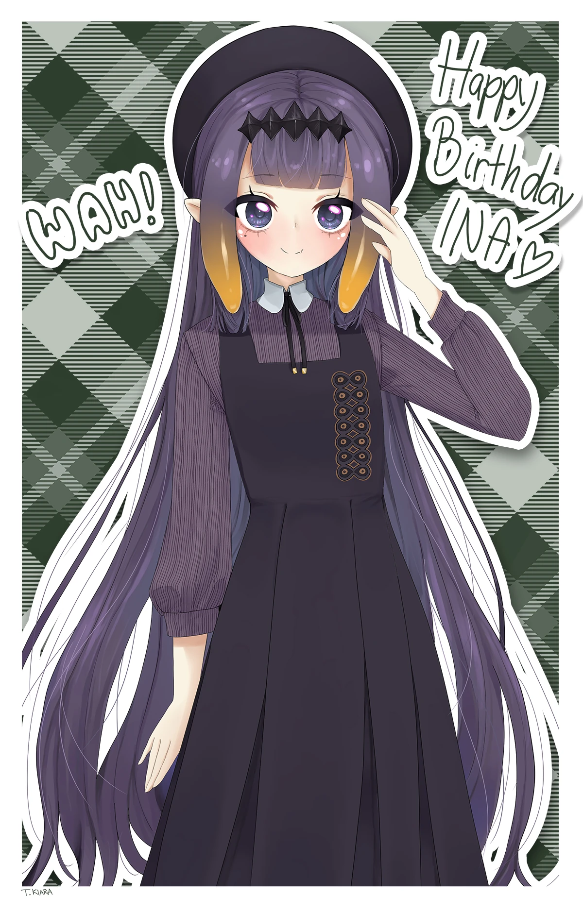 2021 Birthday Illustration by Takanashi Kiara